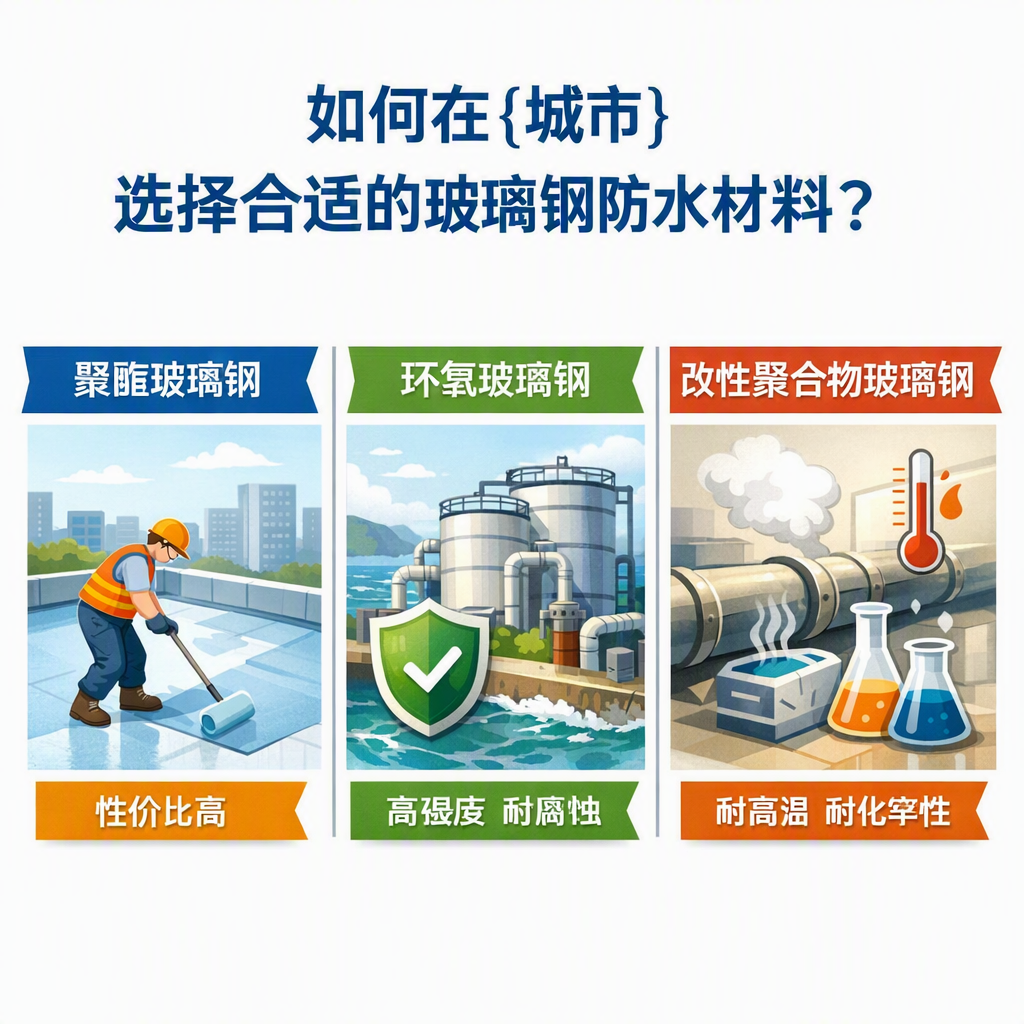 如何在锦州选择合适的玻璃钢防水材料?