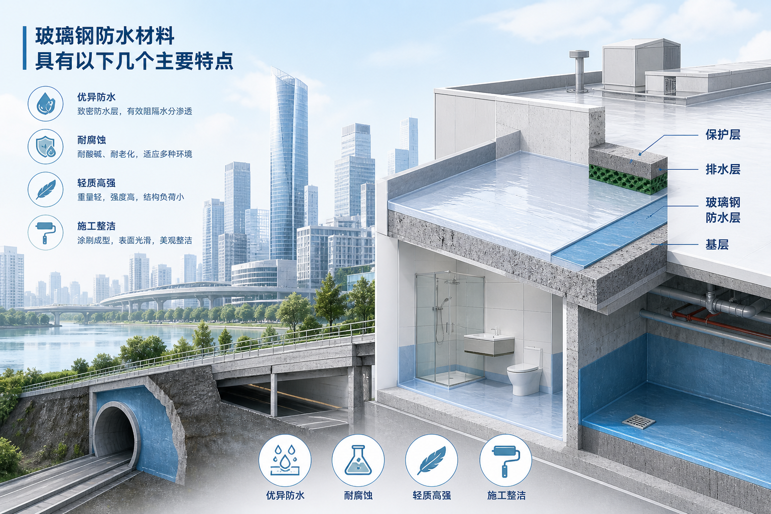 2023年玻璃钢防水材料市场趋势分析,关注 锦州 发展